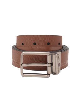Tommy Hilfiger - Men Reversible Leather Belt Braswell - Tan & Black