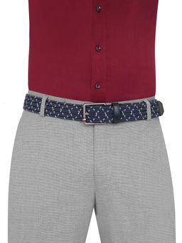 Tommy Hilfiger - Men Webbing Belt Kells - Navy Blue