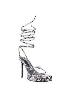 London Rag - Printed White Heels