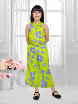 TINY BABY - Synthetic Woven Floral Printed Co-Ord Set
