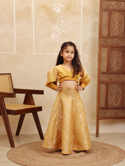 Evaraah - Rivah Skirt With Top Gold