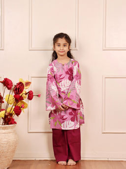 Evaraah - Meher Blossom Kurta With Pant Multi-Color