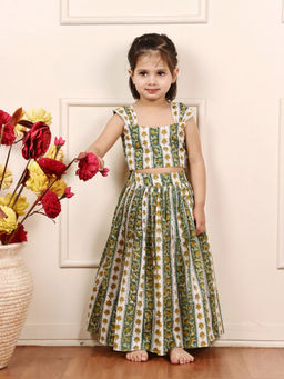 Evaraah - Amaira Skirt With Top Green