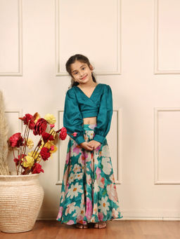 Evaraah - Zariah Skirt With Top Teal