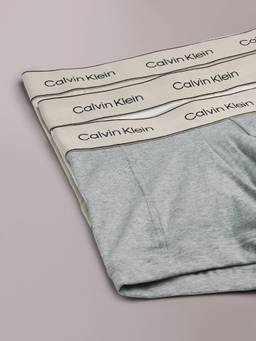 Calvin Klein - Multi-Color Solid Mid Rise Trunks (Pack Of 3)