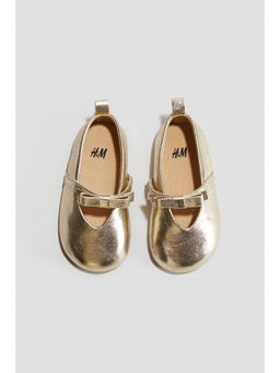 H&M - Girls Gold Ballet Pumps