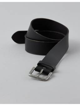 American Eagle - Black Square Buckle Leather Belt