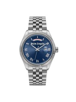 Palm Angels - Stainless Steel Blue Sunray Dial With Ss Index Watch - PMWGH0000102 (M)