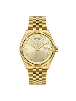 Palm Angels - Stainless Steel Ipg Pale Gold Sunray Dial With Gp Index Watch - PMWGH0000104 (M)