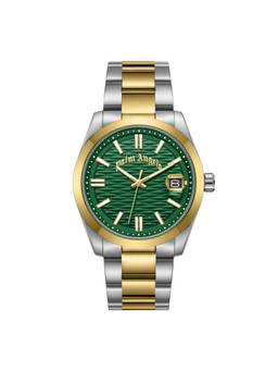 Palm Angels - Stainless Steel Green 3435C Textured Dial Watch - PMWGH0000202 (M)