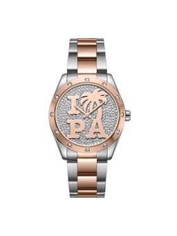 Palm Angels - Stainless Steel White Crystal Pavee Dial Iprg Branding - PMWLG0001604 (M)