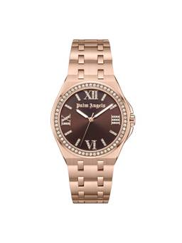 Palm Angels - Stainless Steel Iprg Brown 4625C Sunray Dial Watch - PMWLG0002003 (M)