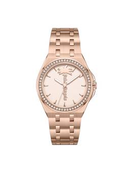 Palm Angels - Dual Time Y121F A Stainless Steel Iprg Rose Gold Satin Dial Watch - PMWLG0002102 (M)