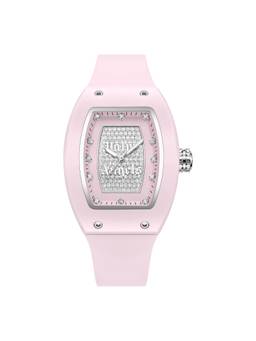 Palm Angels - 3 Hand Y121F Stainless Steel Mirror Pavee Stone Dial Watch - Pmwlm0002501 (M)