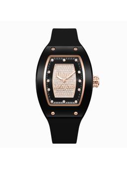 Palm Angels - 3 Hand Y121F Stainless Steel Iprg Black Mirror Dial Dial Watch - Pmwlm0002502 (M)