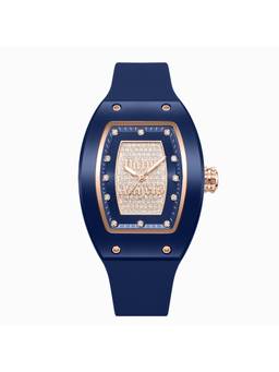 Palm Angels - 3 Hand Y121F Stainless Steel Iprg Blue Mirror Dial Dial Watch - Pmwlm0002503 (M)