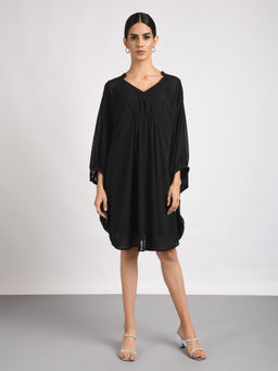 Attic Salt - Black Anti Fit Lounge Dress