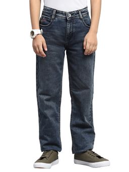 Monte Carlo - Boys Grey Cotton Blend Jeans