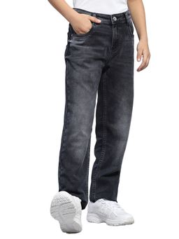 Monte Carlo - Boys Grey Cotton Blend Jeans