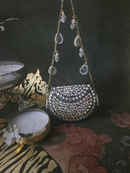 Adwita - Mini Kundan Mosaic Sling Bag