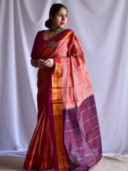 Sundarii - Milan Bengal Cotton with Unstitched Blouse