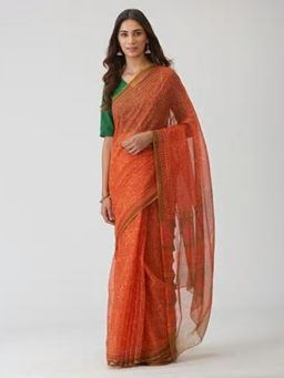 Fabindia - Cotton Silk Kota Printed Sari