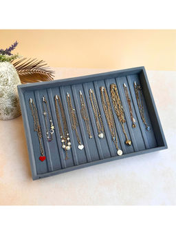 La Trove - Grey 10 Hook Bracelets Organizer