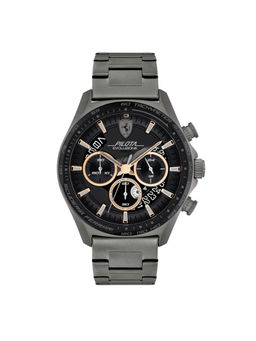 Scuderia Ferrari - PILOTA EVO Chronograph Black Round Dial Men's Watch - 0830824
