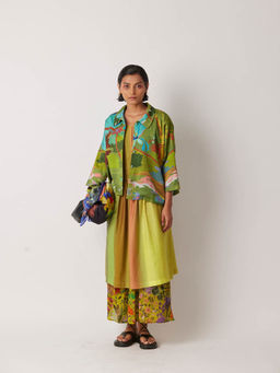 YAVI - Women's Barten Printed Multi-Color Jacket