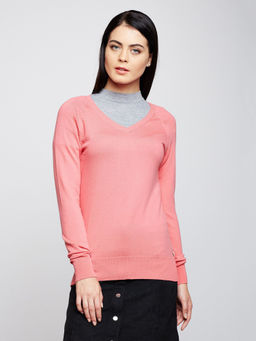 Madame - Women Peach Sweater