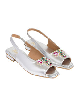 Veruschka By Payal Kothari - Madelyn Sandals Silver