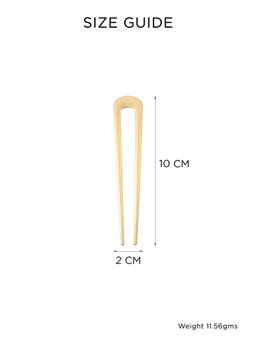 Yellow Chimes - Bun Stick for Women