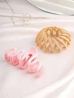 Yellow Chimes - Pack of 2 Korean Style Claw Clips