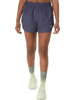 ASICS - Womens Monument Blue Nagino Run Adjustable 4In Shorts