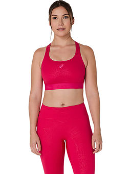 ASICS - Bright Rose Game Compression Bra
