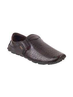 Metro - Self-design Brown Moccasins