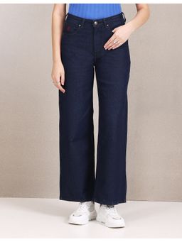 U.S. POLO ASSN. - High Rise Rinsed Wide Leg Jeans