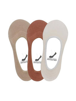 Supersox - Womens No Show Loafer Socks (Pack of 3)