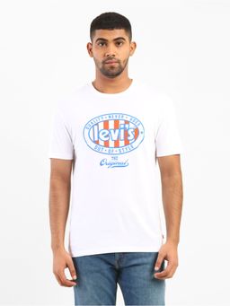 Levi's - Men White Round Neck T-shirt