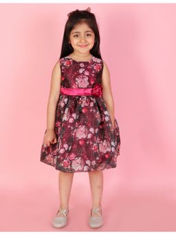 Lil Peacock - Girls Party Dress Red