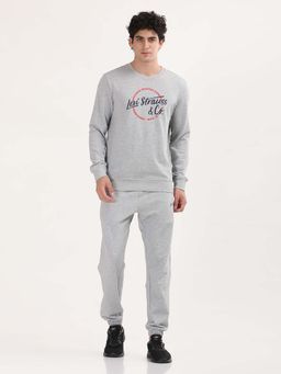 Levi's - Mens Solid Grey Co-Ord T-Shirt and Pant (Set of 2)