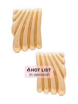 Amber Sceats - Ribbed Statement Earring