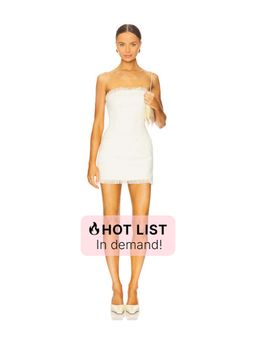 MORE TO COME - Houda Strapless Mini Dress