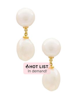 SHASHI - Pearl Drop Earring
