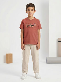HELLCAT - Rust Boys Printed T-Shirt and Pant