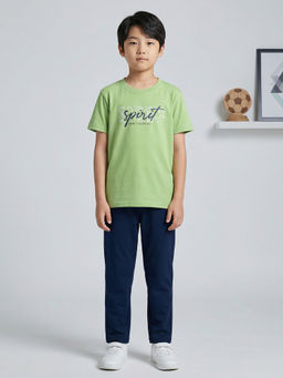 HELLCAT - Green Boys Printed T-Shirt and Pant