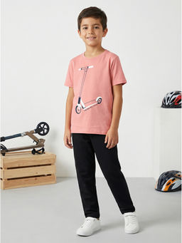 HELLCAT - Pink Boys Printed T-Shirt and Pant