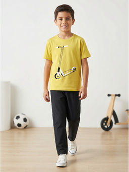 HELLCAT - Yellow Boys Printed T-Shirt and Pant