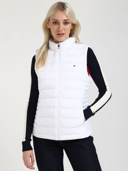 Tommy Hilfiger - White Solid Regular Fit Jacket