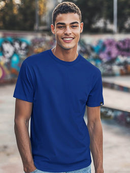 Bewakoof - Men's Blue T-shirt